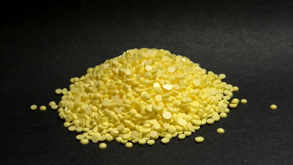 Granulated sulfur