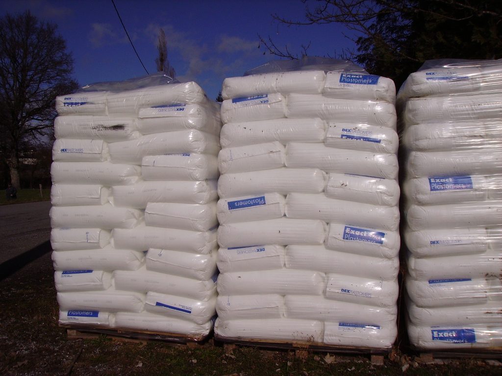 Plastomer granules bags